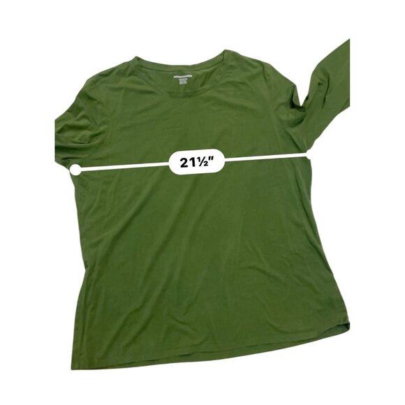 Amazon Essentials Women's Regular-Fit Long-Sleeve Crewneck T-Shirt 2X XXL - Picture 4 of 7